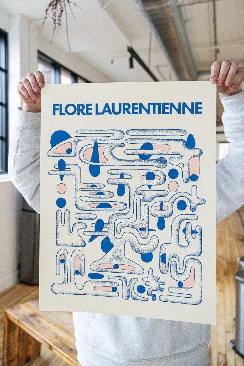 Flore Laurentienne - Affiche Sérigraphiée (18"x24") - PICKUP SEULEMENT (Montréal)