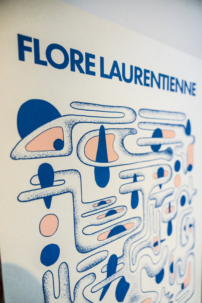 Flore Laurentienne - Affiche Sérigraphiée (18"x24") - PICKUP SEULEMENT (Montréal)