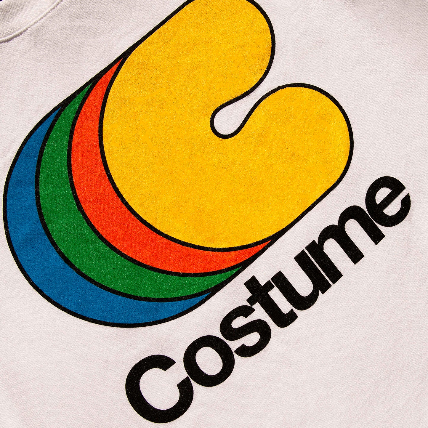 Costume Crewneck (White, Blanc)