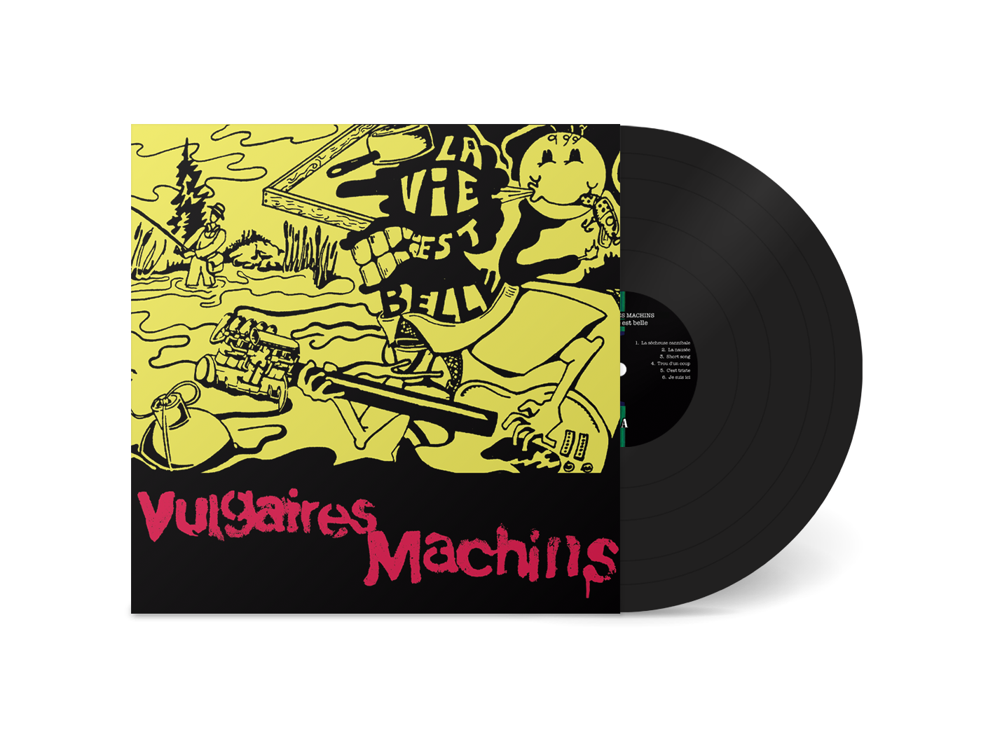 Vulgaires Machins - La vie est belle / 24:40 (LP)